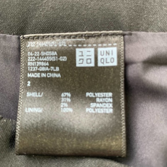 SHEIN Mini Skirt with Buttons Size 2, Black - Picture 4 of 6